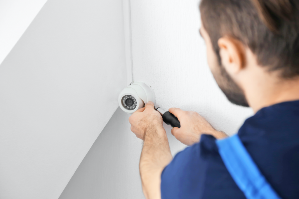 residential security camera installation