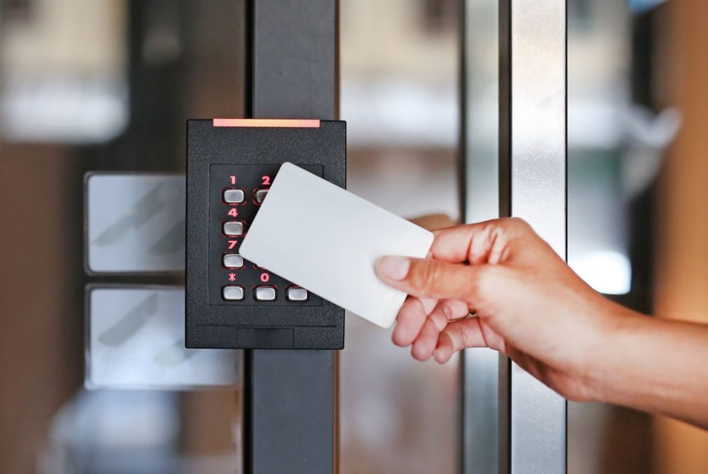 commercial security solutions | access control system, keypad and employee ID