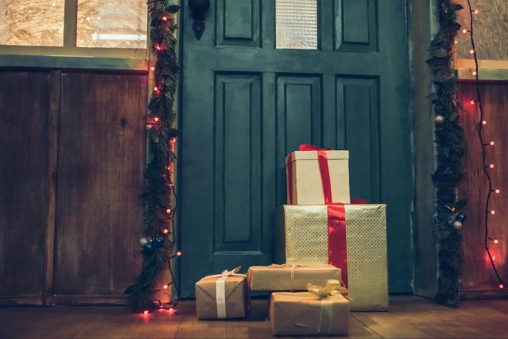 holiday packages left outside, monitor your home with security cameras