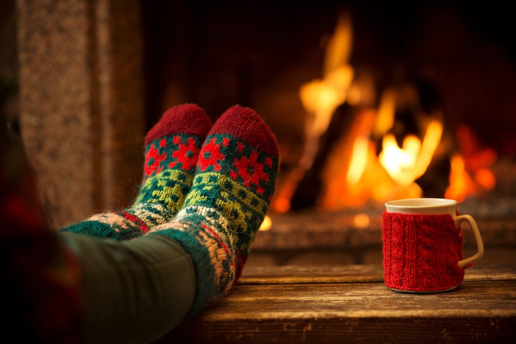 Holiday Home Fireplace