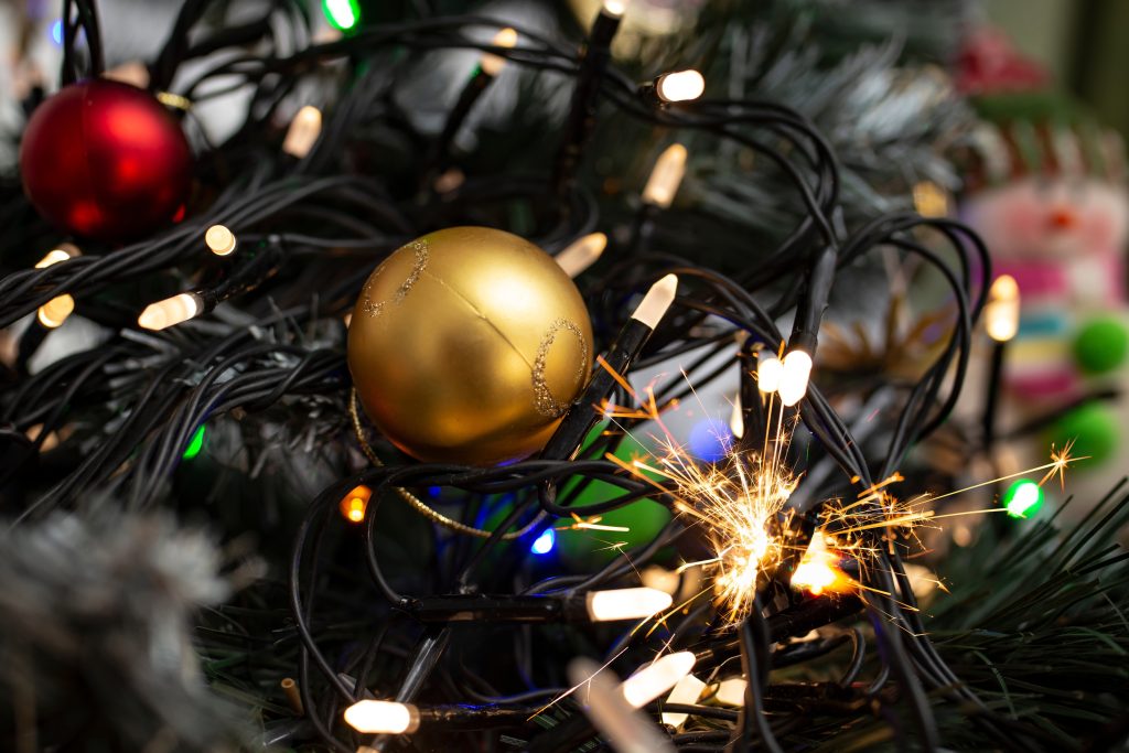 Are christmas lights a fire hazard? Coggin Security Solutions in Myrtle Beach
